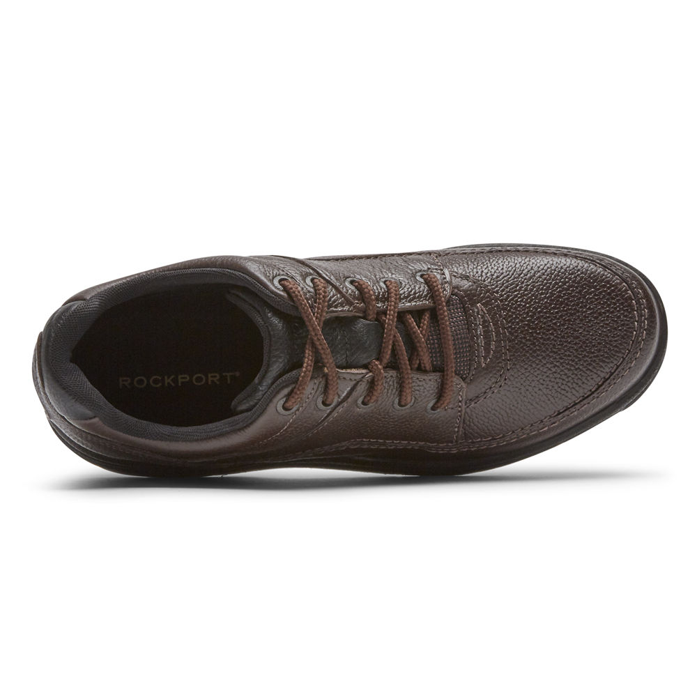 Rockport Mens World Tour Classic Shoe - Sneakers Brown - GDI374890